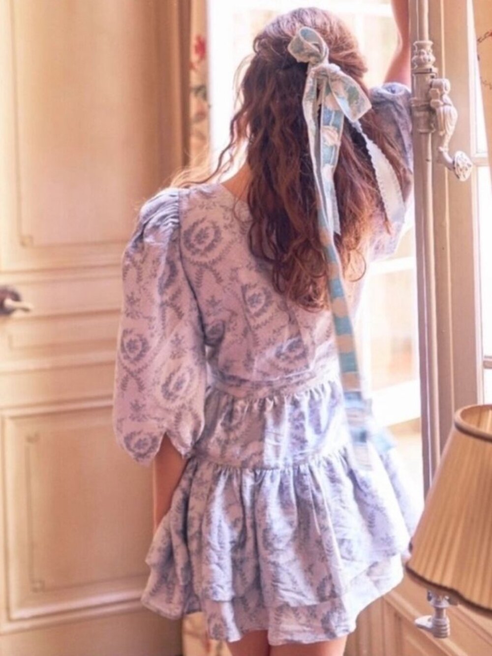 LoveShackFancy Small Dress Silk Cocktail Mini Semi Formal Homecoming Retro Boho